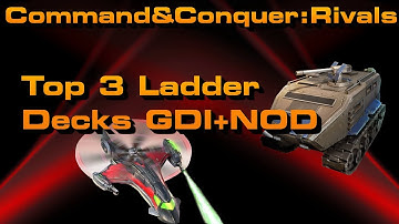 C&C Rivals: Top 3 Decks Each Faction!