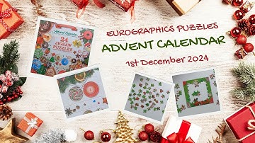 Jigsaw Puzzle Advent Calendar Time-Lapse | Christmas Delights by Eurographics | Day 1