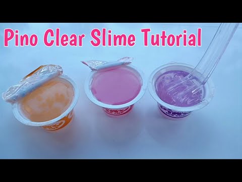 Cara Membuat Pino Clear Slime Tutorial By Ai Nuraeni