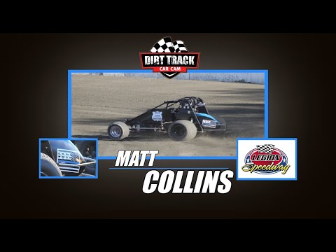 Matt Collins driving #117 360 Wingless Sprint in the feature at Legion Speedway June 24, 2022