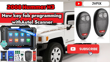 Hoe programmeer ik een Hummer-sleutelhanger op een H2/H3 uit 2008-2011 met een Autel Scanner?