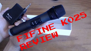 Fifine K025 Wireless Microphone REVIEW