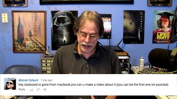 DashBoard Removed in MacOS Catalina