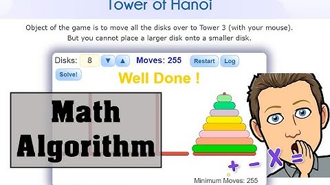 Tower of Hanoi Math Algorithm Explained