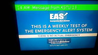 EAS #18 - Required Weekly Test -  KSTU-TV