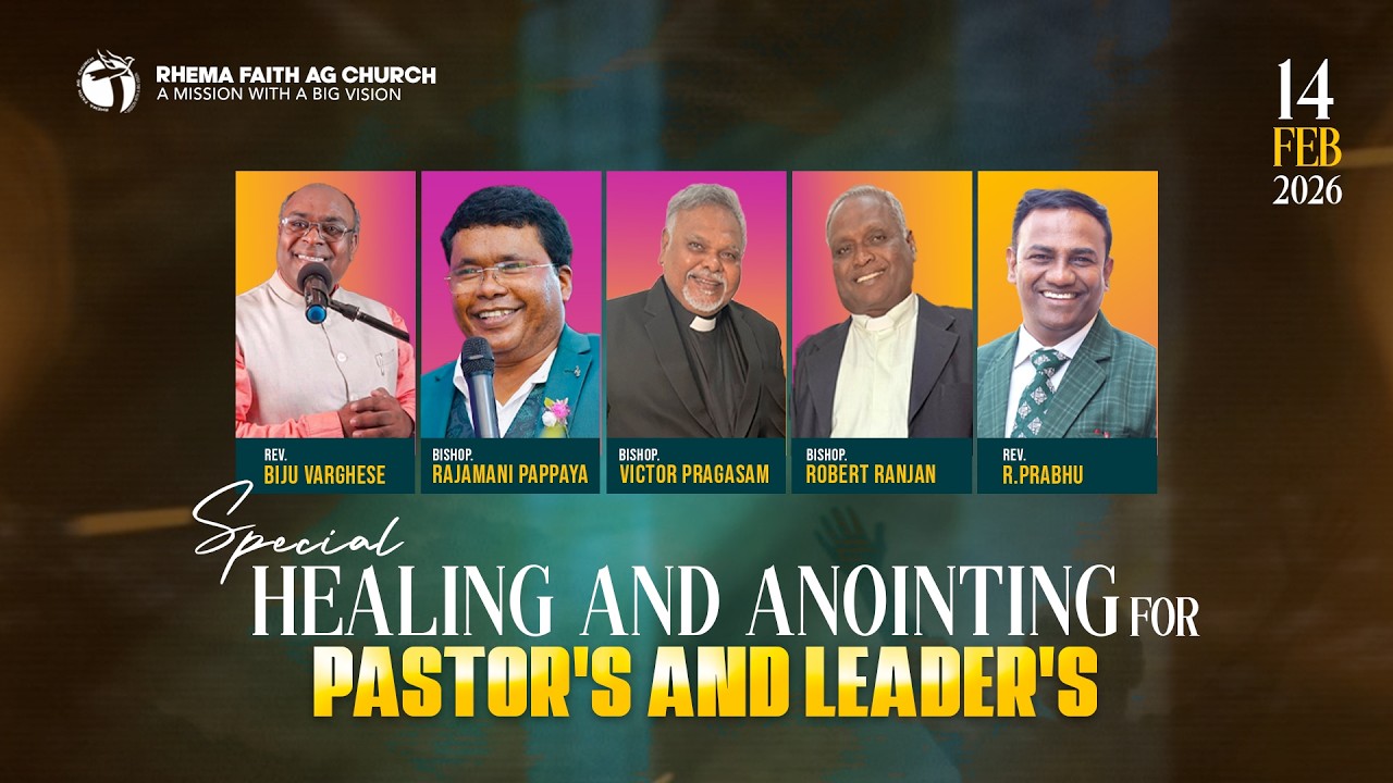 21Days Fasting Prayer Day-9 -10:00AM | REV.R.PRABHU | BISHOP. RAJAMANI PAPPAYA #rfagchuch #agchurch