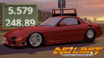 5.5 Rx7 Mazda Tune - No Limit Drag Racing 2