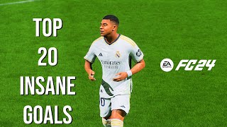 FC 24 TOP 20 GOALS ! FIFA 24 TOP 30 GOALS !  BEST INSANE GOALS