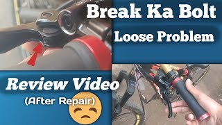 New problem, Lever Ka Bolt loose Heee..