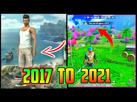 Garena Free Fire Old Version Vs Max Version 2017 To 2021 All Versions Free Fire Max Youtube
