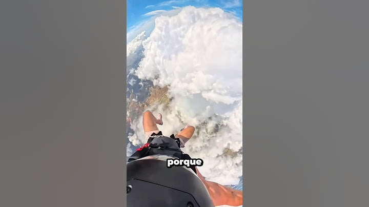 Nunca vueles a través de las nubes