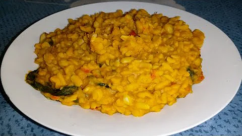 How To Make Breadfruit Porridge-Ukwa-African Breadfruit Porridge (Anambra Style)