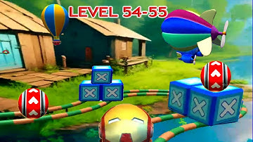 3D Super Rolling Ball Race Gameplay Speedrun Max Level 54 -55