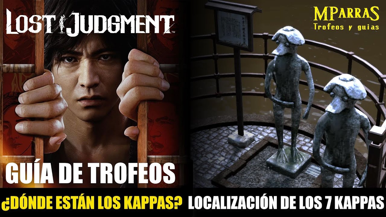Lost Judgment Guía de trofeos Localización de las estatuas de Kappa