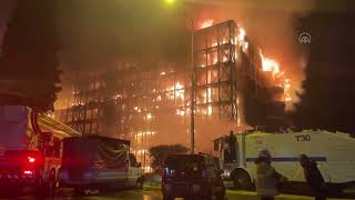 Folkart Narlıdere Son Dakika Yangın Videosu