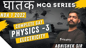 NDA Physics MCQ Day #3 Ghatak MCQ Series -  NDA Preparation2022 | Complete GAT | Learn With Sumit