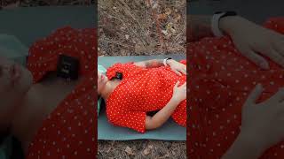 Evening Yoga By The Water Evelinas Sunset Flow In A Red Dress