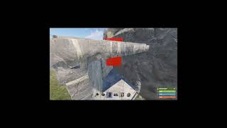 CHEAPEST 1x1 Starter | Rock Base | Rust Solo Build | 158 stone, 50 frags Ultra Cheap Upkeep #short