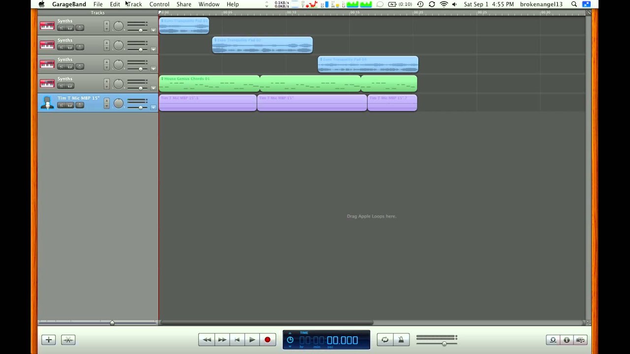 Optimizing A Macbook For Garageband : Garageband - Youtube