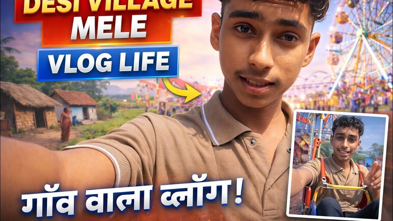 From Village Roots to Fairground Lights | A Real Rural India Vlog”😱