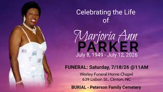 Celebrating the Life of Ms. Marjorie Ann Pauling Parker