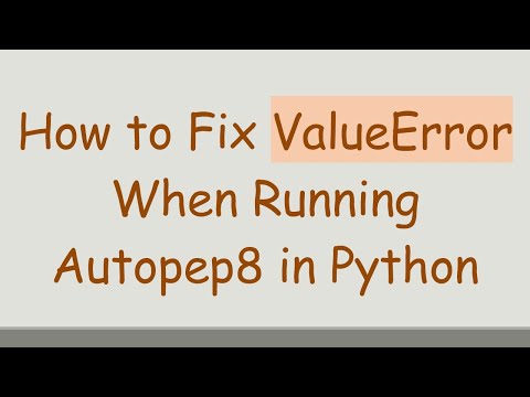 How to Fix