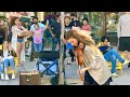 THE CROWD was ON FIRE  | Bee Gees - Stayin&#39; Alive | Karolina Protsenko - Violin Cover