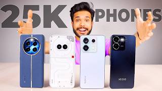 India’s Best Smartphones under 25000 🔥 Amazon & Flipkart 2024