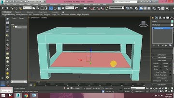 3ds max how to create a coffee table simple way [hindi]
