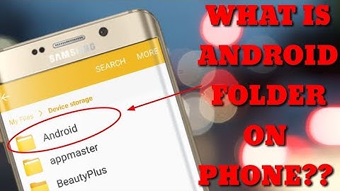 What is android folder in mobile? What happen if we delete this Android folder?