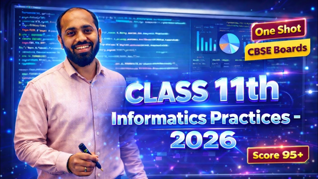 🚀 Class 12 Informatics Practices Quick Revision | Complete Syllabus | CBSE 2026