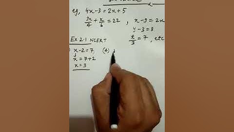 MLZS JHANSI CLASS 8 Mathematics Chapter 2 Linear Equation in one variable