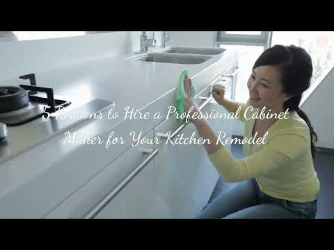 5 Reasons to Hire a Professional Cabinet Maker for Your Kitchen Remodel