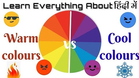 Learn Warm Colours and Cool Colours - हिंदी में