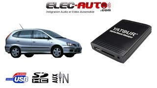 Lire des MP3 sur clé USB ou carte SD avec l&#39;autoradio d&#39;origine - Nissan Almera Tino