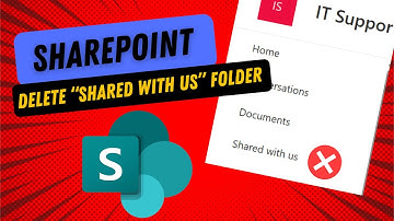 How to delete "Shared with us" folder in SharePoint Online ❌