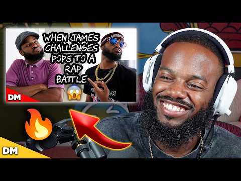 REACTING TO "WHEN JAMES CHALLENGES POPS TO A RAP BATTLE (PART 1)"