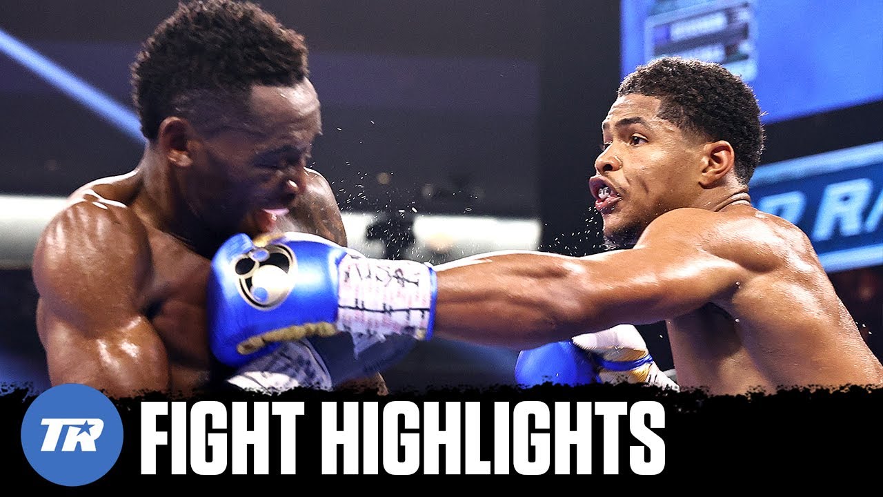 Shakur Stevenson Scores 1 Knockdown, Dominates Jeremiah Nakathila FIGHT HIGHLIGHTS