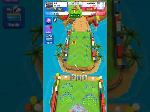 Luckiest player in Mini Golf King