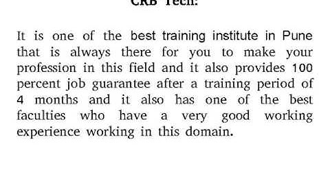 .Net Training Institutes in Pune