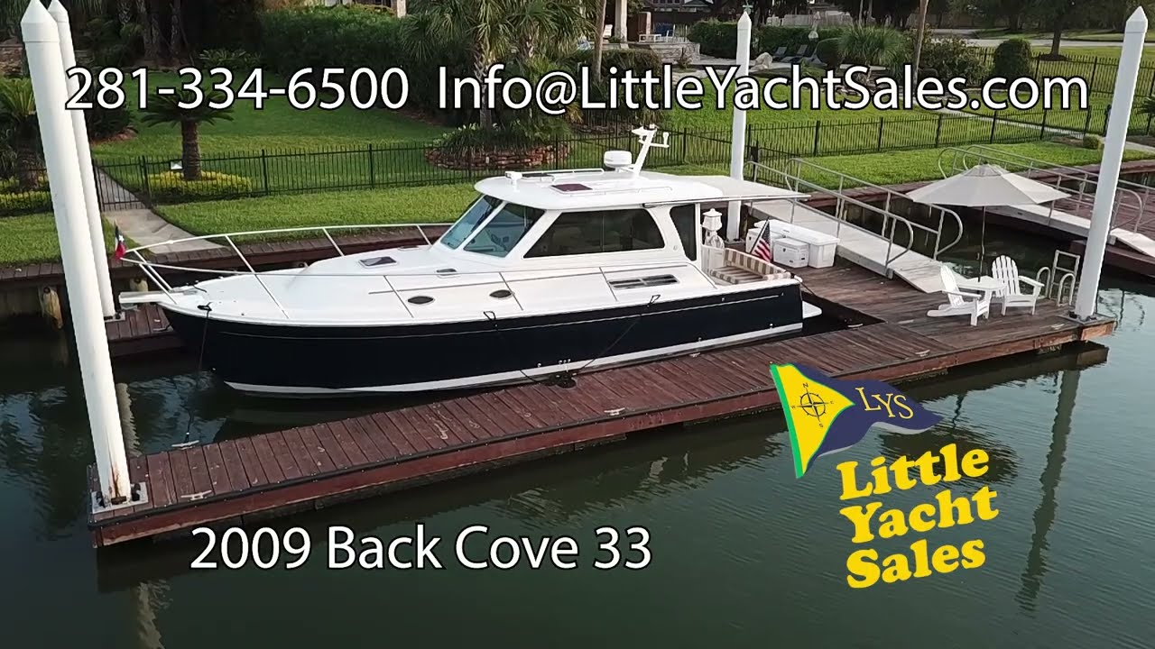 ⁣[BOAT TOUR] 2009 Back Cove 33 - Little Yacht Sales