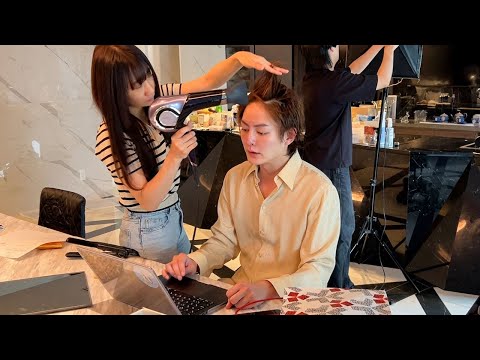 24時間仕事をし続ける青汁王子の1日に密着。