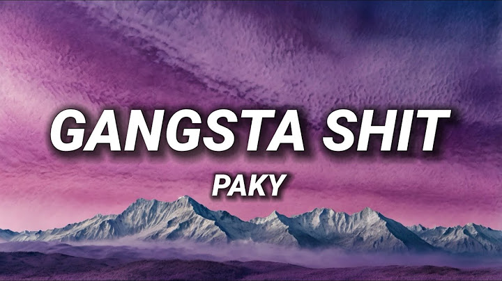 Paky - Gangsta Shit feat. Simba La Rue (Testo/Lyrics)