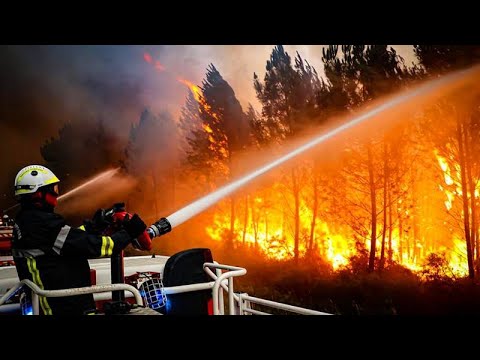 «Ευχαριστώ» του Μακρόν στην Ελλάδα - Τιτάνια μάχη με τις φλόγες στη νότια Ευρώπη