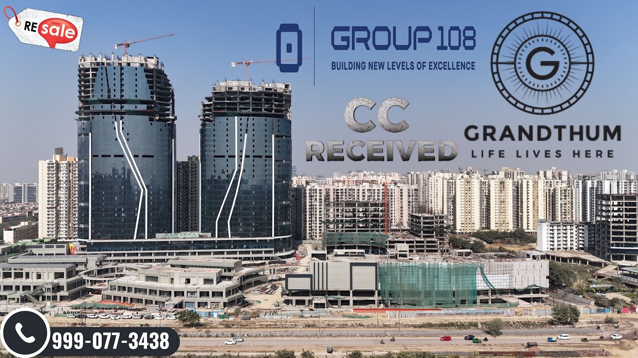Grandthum By Group 108 | Ready To Move IT Office And Commercial Shop & FoodCourt With Bank9990773438