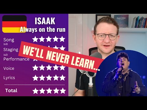 German reacts to Isaak - Always on the run - Germany EUROVISION 2024