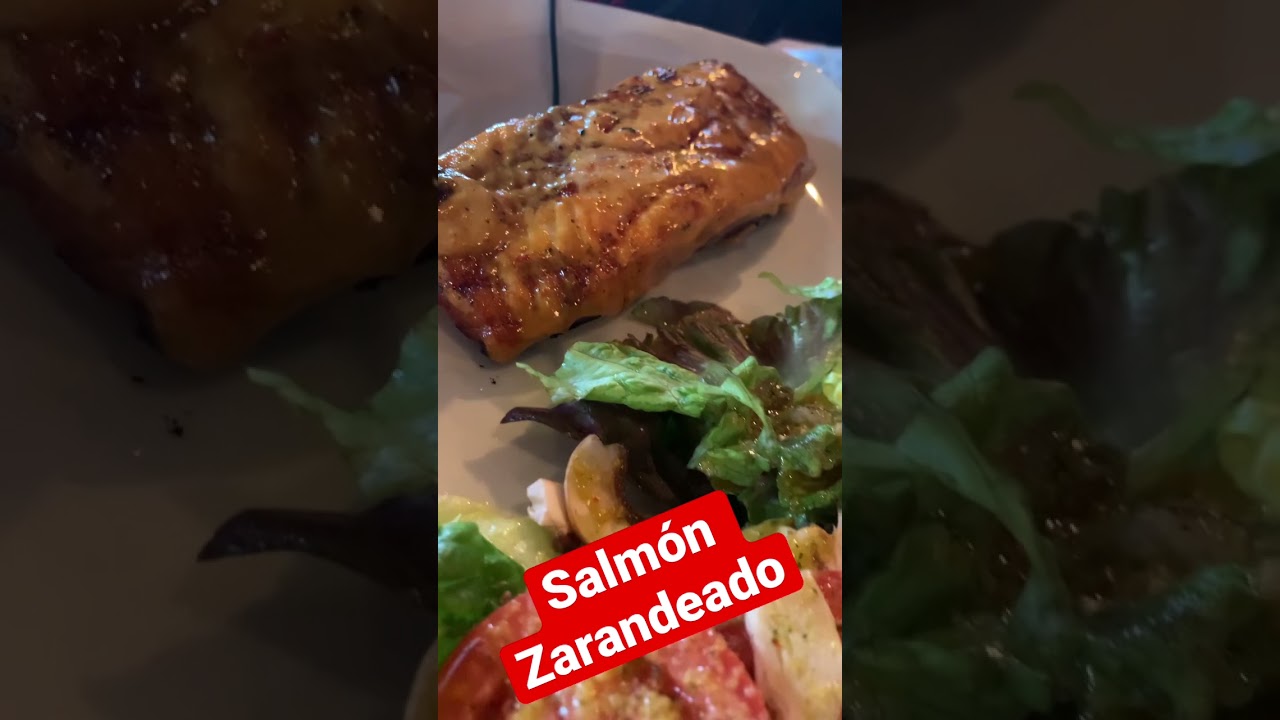 Ahora disfrutamos de un salmón zarandeado. - YouTube