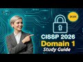 CISSP Domain 1: Security & Risk Management Overview