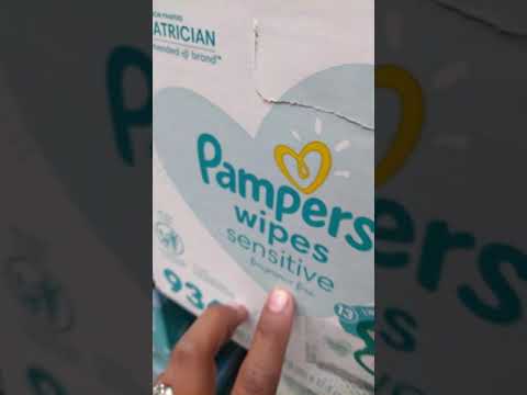 Video: Pampers Sensitive New Baby Feuchttücher Review