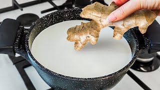Simply add the ginger root to the boiling milk! You will be amazed! Recipe in 5 minutes